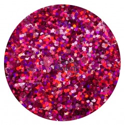 Decor pentru unghii NADP041AA cu paiete hexagonale Amelie  APH02